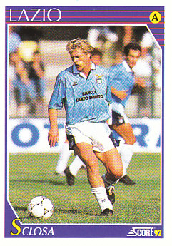 Claudio Sclosa Lazio Roma Score 92 Seria A #161